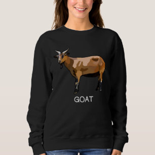 Farmer Goat Farm Animal Sweatshirt