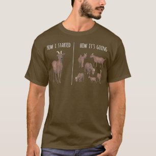 Farmer, Goat for Goat Lovers, Farm Goat  T-Shirt