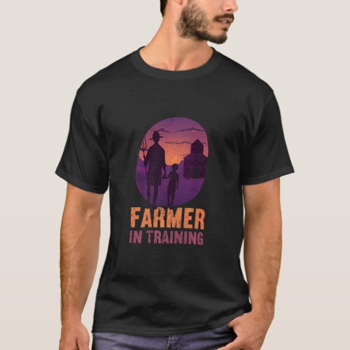 Farmer In Train T_Shirt