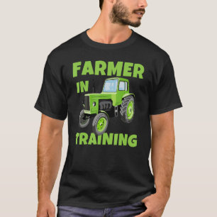 Farmer In Training Tractors Driver  Strongman Vehi T-Shirt