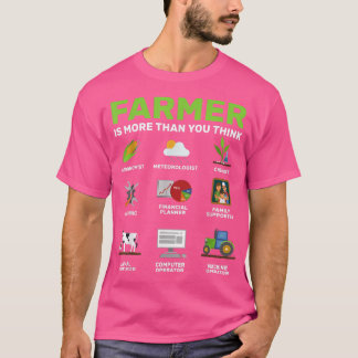 Farmer is more than you think, farm wife dad gifts T-Shirt