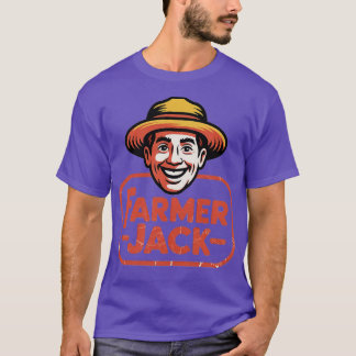 Farmer Jack Retro 80s Old School Vintage T-Shirt