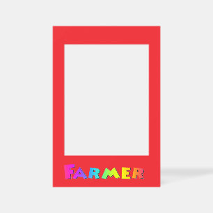 Farmer Logo Selfie Frame