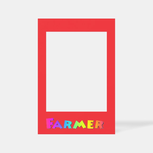 Farmer Logo Selfie Frame (Front)