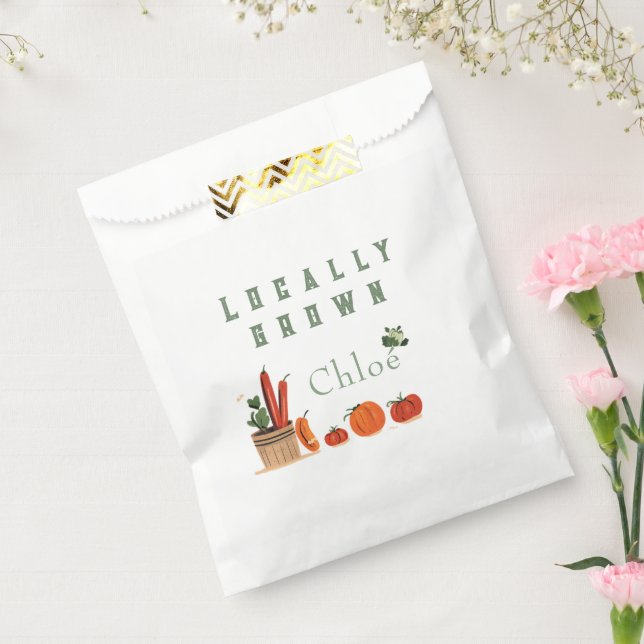 Farmer market baby shower  favor bag (Sealed)