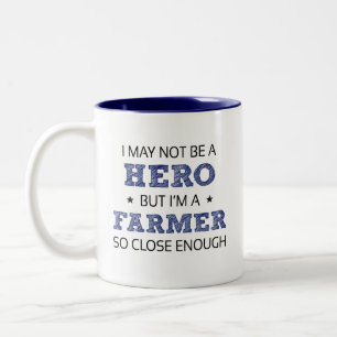 Farmer Novelty Two-Tone Coffee Mug