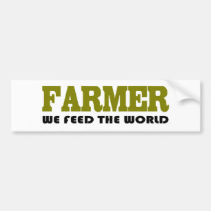 Farmer Occupation Bumper Sticker