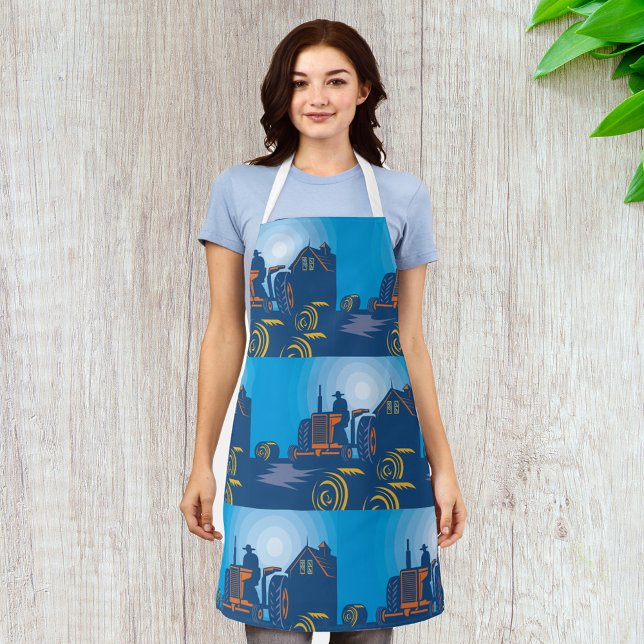 Farmer On A Tractor Apron (Creator Uploaded)