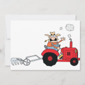 Farmer On A Tractor Invitations (Front)