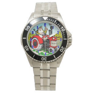 FARMER ON TRACTOR WRIST WATCH
