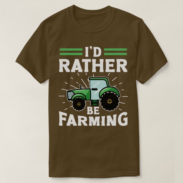 Farmer Outfit for Men Dad Farming Gift  (3)  T-Shirt (Design Front)