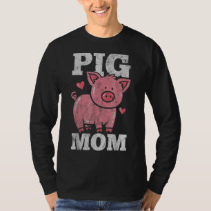 Farmer Pig Mom T-Shirt