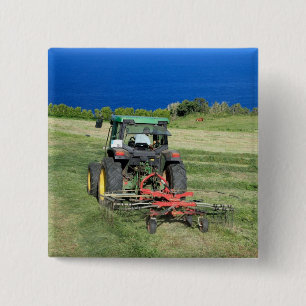 Farmer Pinback Button