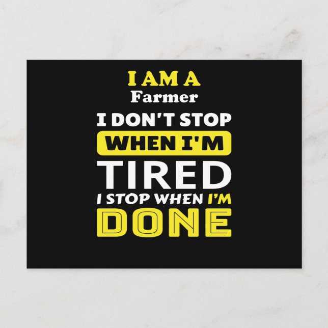 Farmer Postcard (Front)