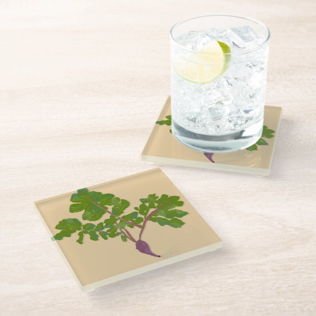 Farmer Radish Turnips Plants Gardening    Coaster (Angled)