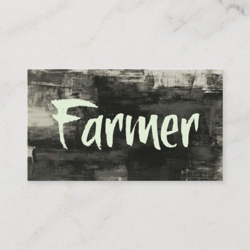 Customizable Farmer Rustic Business Card