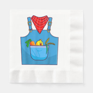 Farmer Simple Cute Farm  Napkins