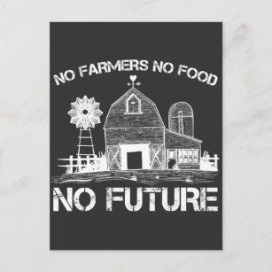 Farmer Support Proud Agriculture Food Farming Postcard