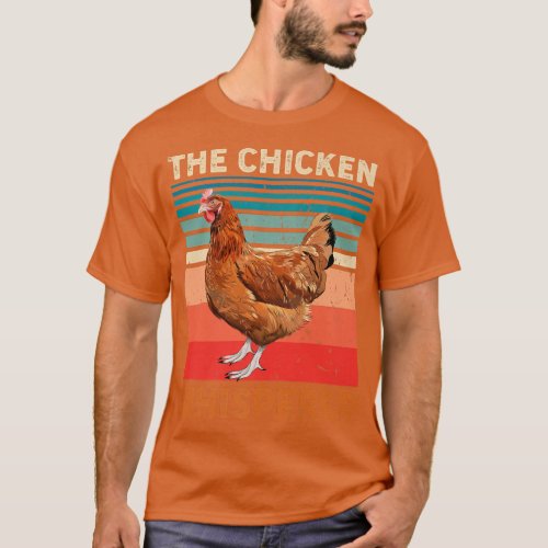 Farmer The Chicken Whisperer Retro Vintage Farming T_Shirt