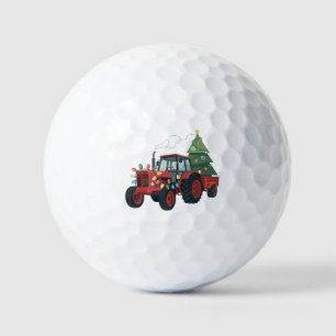 Farmer Tractor Xmas Lighting Tractor Christmas   Golf Balls
