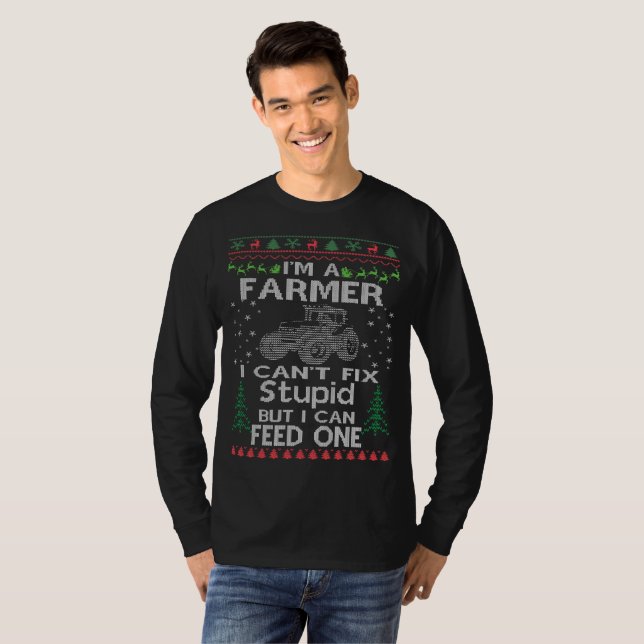 Farmer Ugly Christmas Sweater (Front Full)