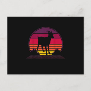 Farmer Vintage Retro Funny Farm Animal Gift Postcard