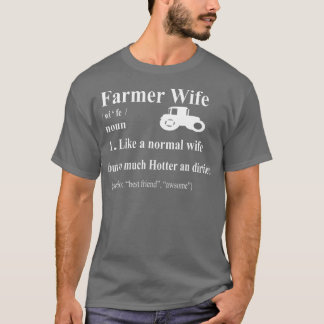 Farmer Wife Shirt For Woman - Vintage Farming