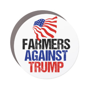 Farmers Against Trump 2024 Election Car Magnet