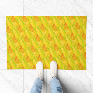 Farmer's Citrus Yellow Botanical Art Doormat