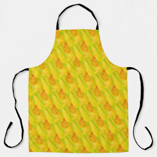 Farmer's Citrus Yellow Botantical Art  Apron