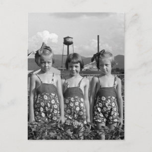 Farmer's Daughters, 1939 Postcard