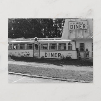 Farmer's Diner Vermont Black & White - Postcard