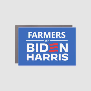 Farmers for Biden Harris Car Magnet