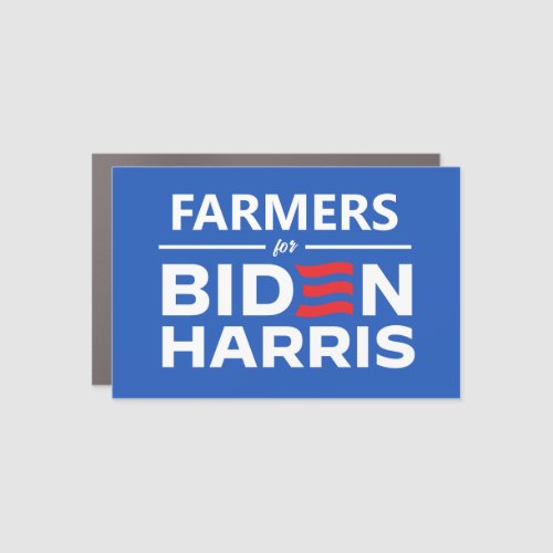 Farmers for Biden Harris Car Magnet