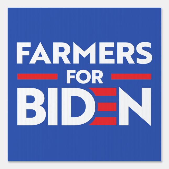 FARMERS FOR JOE BIDEN SIGN (Front)
