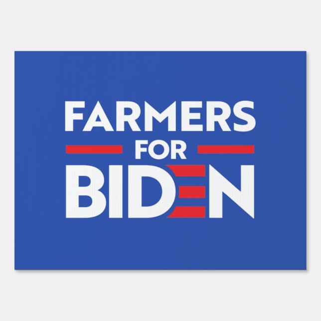 FARMERS FOR JOE BIDEN SIGN (Front)