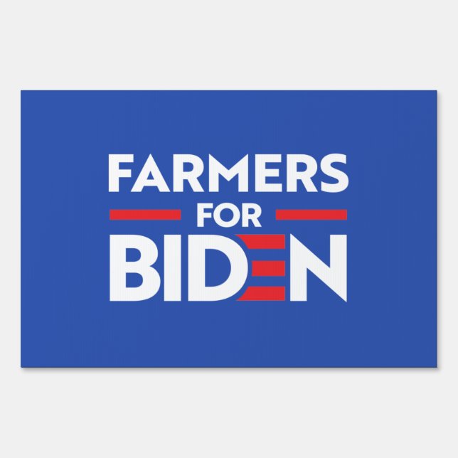 FARMERS FOR JOE BIDEN SIGN (Front)