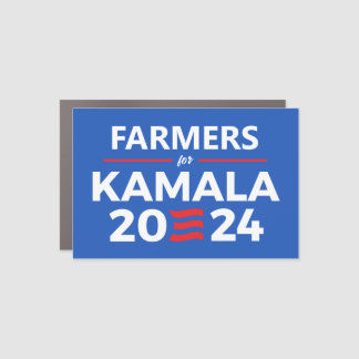Farmers for Kamala Harris Car Magnet