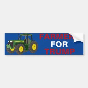 Farmers for President Trump bumper sticker