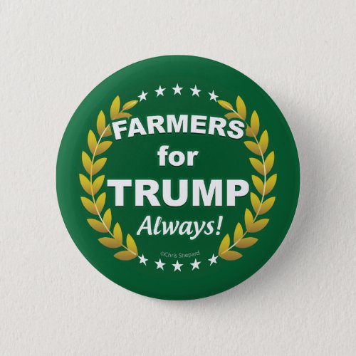 Farmers for Trump Always Button