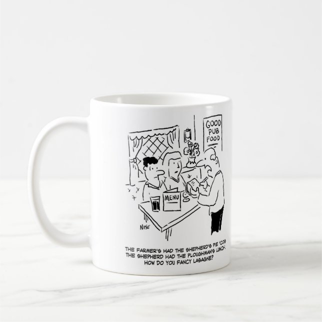 Farmer's Had Shepherd's Pie Coffee Mug (Left)