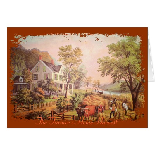 Farmer's Home Harvest Card (Front Horizontal)