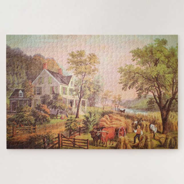 Farmer's Home Harvest Large Puzzle (Horizontal)