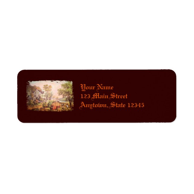 Farmer's Home Harvest Return Address Labels (Front)
