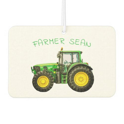 Farmers John Deere Tractor Air Freshener