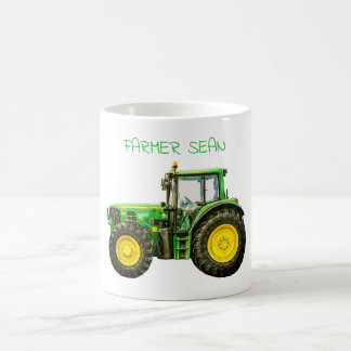 Farmers John Deere Tractor Coffee Mug