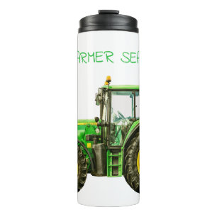 Farmers John Deere Tractor Thermal Tumbler