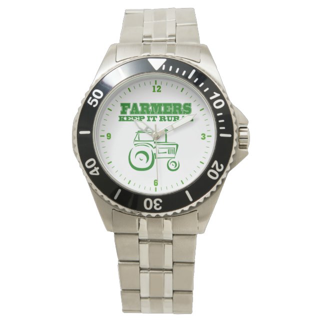 Farmers Keep It Rural Tractor Watch (Front)