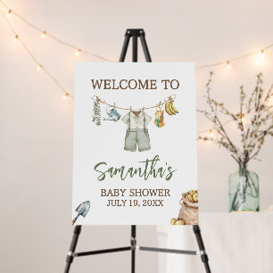 Farmers Locally Grown Baby Shower Welcome Sign