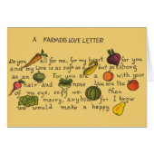 Farmer's Love Letter in Fruits and Vegetables (Front Horizontal)